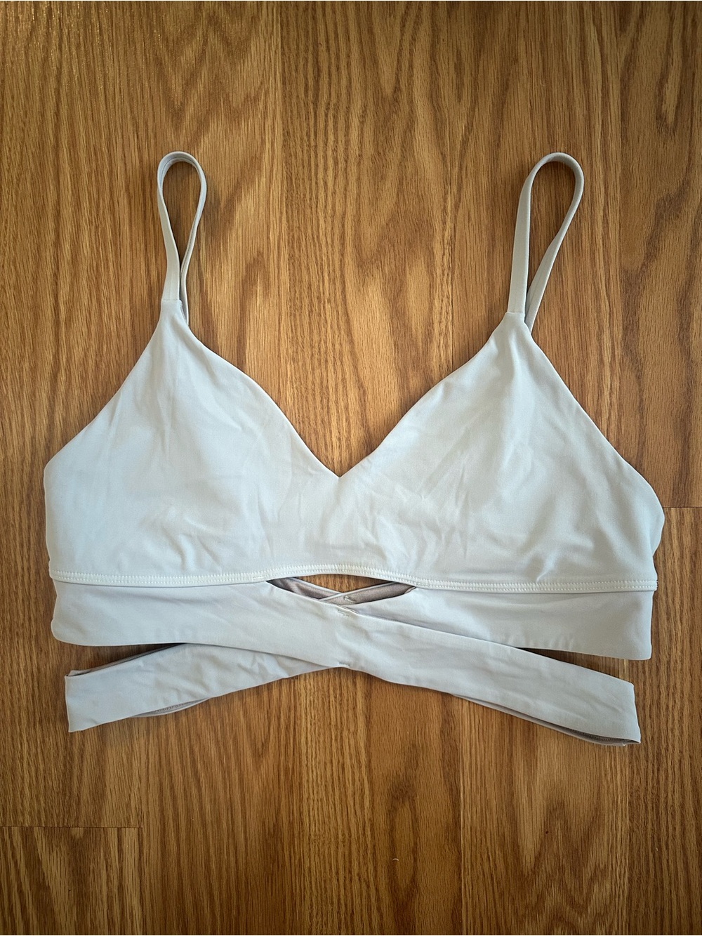 lululemon athletica Wrap Bralette Color Island Mist Size 8